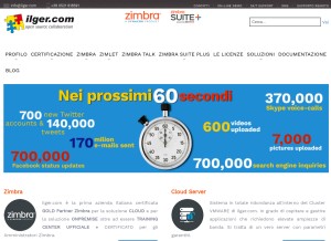 How ilger.com looks like on a tablet such as an iPad.