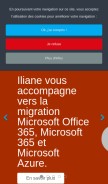 How iliane.fr looks like on a mobile device such as an iPhone.