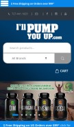 How illpumpyouup.com looks like on a mobile device such as an iPhone.