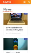How ilounge.com looks like on a mobile device such as an iPhone.