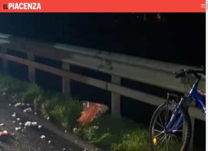 How ilpiacenza.it looks like on a tablet such as an iPad.