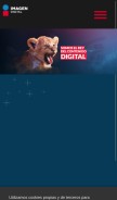 How imagendigital.com looks like on a mobile device such as an iPhone.