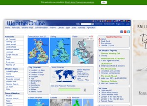 How images-weatheronline.com looks like on a tablet such as an iPad.