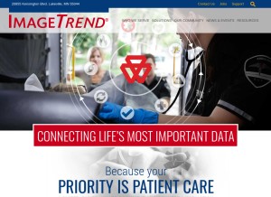 How imagetrendelite.com looks like on a tablet such as an iPad.