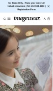 How imagewearkids.com looks like on a mobile device such as an iPhone.