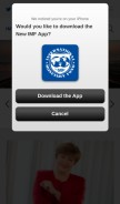 How imf.org looks like on a mobile device such as an iPhone.