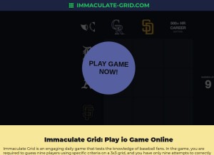 How immaculate-grid.com looks like on a tablet such as an iPad.