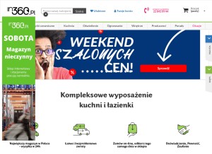 How in360.pl looks like on a tablet such as an iPad.