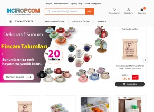 How incirop.com looks like on a tablet such as an iPad.