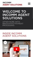 How incommagentsolutions.com looks like on a mobile device such as an iPhone.