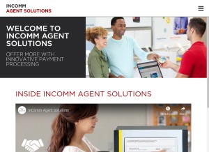 How incommagentsolutions.com looks like on a tablet such as an iPad.
