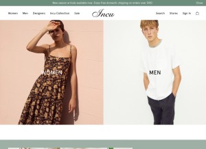 How incu.com looks like on a tablet such as an iPad.