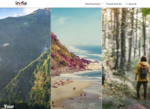 How indiahighlight.com looks like on a tablet such as an iPad.
