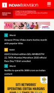 How indiantelevision.com looks like on a mobile device such as an iPhone.