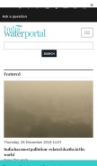 How indiawaterportal.org looks like on a mobile device such as an iPhone.