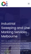 How industrialspecialisedservices.com.au looks like on a mobile device such as an iPhone.