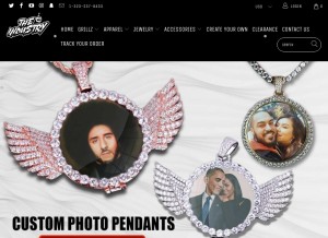 How industrypieces.com looks like on a tablet such as an iPad.