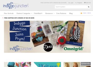 How indygojunction.com looks like on a tablet such as an iPad.