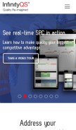 How infinityqs.com looks like on a mobile device such as an iPhone.
