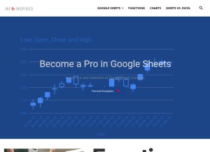 How infoinspired.com looks like on a tablet such as an iPad.