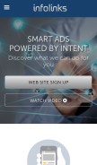 How infolinks.com looks like on a mobile device such as an iPhone.