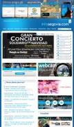 How infosegovia.com looks like on a mobile device such as an iPhone.