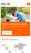 How ing.com looks like on a mobile device such as an iPhone.