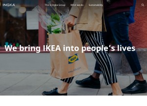 How ingka.com looks like on a tablet such as an iPad.