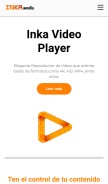 How inka.media looks like on a mobile device such as an iPhone.