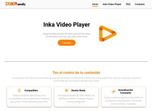 How inka.media looks like on a tablet such as an iPad.