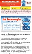 How inktechnologies.com looks like on a mobile device such as an iPhone.
