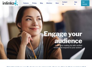 How inlinkz.com looks like on a tablet such as an iPad.