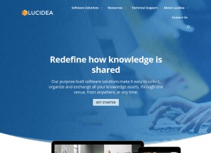How inmagic.com looks like on a tablet such as an iPad.