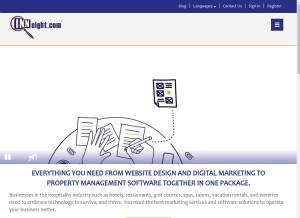 How innsight.com looks like on a tablet such as an iPad.