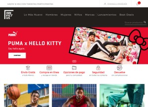 How innvictus.com looks like on a tablet such as an iPad.