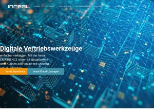 How inreal-tech.com looks like on a tablet such as an iPad.