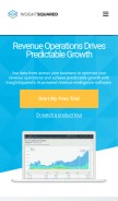 How insightsquared.com looks like on a mobile device such as an iPhone.
