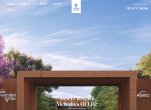 How inspirabuilders.com looks like on a tablet such as an iPad.