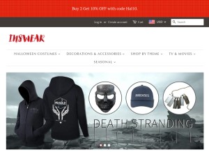 How inswear.com looks like on a tablet such as an iPad.