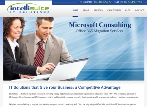 How intellisuite.net looks like on a tablet such as an iPad.