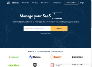 How intello.io looks like on a tablet such as an iPad.