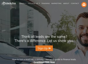 How interactivefmg.com looks like on a tablet such as an iPad.