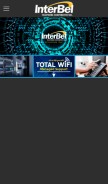 How interbel.net looks like on a mobile device such as an iPhone.
