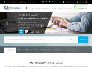 How internetbilisim.net looks like on a tablet such as an iPad.