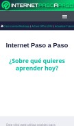 How internetpasoapaso.com looks like on a mobile device such as an iPhone.