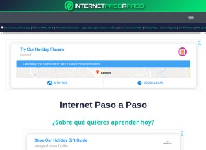 How internetpasoapaso.com looks like on a tablet such as an iPad.