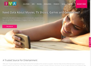 How internetvideoarchive.com looks like on a tablet such as an iPad.