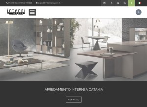 How interniattaguile.it looks like on a tablet such as an iPad.