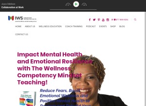 How interpersonalwellness.com looks like on a tablet such as an iPad.