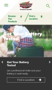 How interstatebatteries.com looks like on a mobile device such as an iPhone.